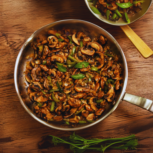 Mushroom Pepper Masala